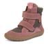 Dievčenská zimná barefoot obuv TEX WINTER Gray Pink, Froddo, G3160233-6, ružová