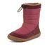 Dívčí zimní barefoot sněhule UP TEX SNOW WOOL Bordeaux G3160249-4