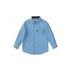 Košeľa chlapčenská s dlhým rukávom, Minoti, Grade 2, modrá