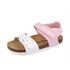 Sandale pentru fete BIO BASICO BLANCO Y ROSA Biomecanics 262468-D113