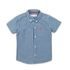Košeľa chlapčenská s krátkym rukávom, Minoti, Coastal 2, modrá