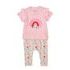 Kojenecký set - tričko a tepláky, Minoti, Garden 1, růžová