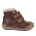 DĚTSKÉ ZIMNÍ BOTY FLEXIBLE PAIX UP WINTER DARK BROWN, FRODDO, G2110143-4, TMAVĚ HNĚDÁ - DĚTSKÉ ZIMNÍ BOTY