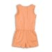 OVERAL GIRL SUMMER, MINOTI, PALM 3, ORANGE - GYEREK OVERALL