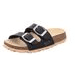 CHLAPČENSKÉ KORKOVÉ PAPUČE FOOTBED, SUPERFIT, 0-800111-0000, ČIERNA - PREZUVKY