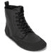 DÁMSKÉ BAREFOOT ZIMNÍ BOTY JUDIT DARK BLACK, PROTETIKA, TMAVĚ ČERNÁ - DÁMSKÁ OBUV