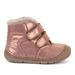 DÍVČÍ ZIMNÍ BOTY FLEXIBLE PAIX UP WINTER PINK GOLD, FRODDO, G2110143-13, RŮŽOVÁ - DĚTSKÉ ZIMNÍ BOTY