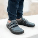 DĚTSKÉ BAREFOOT TENISKY CRAVE CATBOURNE GREY, ŠEDÁ - DĚTSKÉ TENISKY