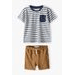 SET PENTRU BĂIEȚI - TRICOU ȘI PANTALONI SCURȚI, MINOTI, 13SET 4, BOY - TRUSE ȘI SETURI