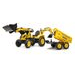 ŠLAPACÍ TRAKTOR 2086W KOMATSU S BAGREM A MAXI VYKLÁPĚCÍM PŘÍVĚSEM, FALK, W014096 - ŠLAPADLA