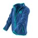 HANORAC FLEECE PENTRU FETE CU FERMOAR, PIDILIDI, PD1119-04, ALBASTRU - PULOVERE PENTRU COPII