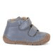 CHLAPECKÁ KOTNÍKOVÁ OBUV PAIX UP DENIM, FRODDO, G2130332-1, MODRÁ - DĚTSKÉ CELOROČNÍ BOTY