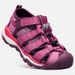 GYEREK SZANDÁL NEWPORT NEO H2 JR, VÖRÖS LILA / SZŐLŐBOR, KEEN, 1018427, PINK - NYÁRI CIPŐ