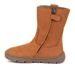 DIEVČENSKÉ ZIMNÉ BAREFOOT TOPÁNKY ZERU TEX BOOT COGNAC, FRODDO, G3160242, HNEDÁ - ZIMNÉ TOPÁNKY