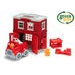 HASIČSKÁ STANICE S AUTÍČKEM, GREEN TOYS, W009294 - AUTA, LETADLA, LODĚ