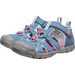 DÍVČÍ SANDÁLY SEACAMP II CNX CORONET  BLUE/HOT PINK, KEEN, 1028841/1028850 - DĚTSKÉ SANDÁLY