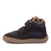 CHLAPČENSKÁ ZIMNÁ BAREFOOT OBUV TEX WOOL DARK BLUE, FRODDO, G3110254-W, TMAVOMODRÁ - ZIMNÉ TOPÁNKY