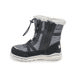 DĚTSKÉ ZIMNÍ BOTY S KOŽÍŠKEM ICEFOX, STAHOVÁNÍ, BOČNÍ ZIP, BUGGA, B00171-10, ČERNÁ - DĚTSKÉ ZIMNÍ BOTY