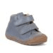 CHLAPECKÁ KOTNÍKOVÁ OBUV PAIX UP DENIM, FRODDO, G2130332-1, MODRÁ - DĚTSKÉ CELOROČNÍ BOTY