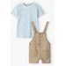 SET PENTRU BĂIEȚI - TRICOU ȘI PANTALONI SCURȚI, MINOTI, SANTORINI 3, KLUK - TRUSE ȘI SETURI