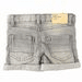 PANTALONI SCURȚI DIN DENIM PENTRU FETE CU ELASTIC, MINOTI, TG DSHORT 4, GRI - PANTALONI SCURȚI PENTRU BEBELUSI