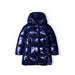 PUFFA DIEVČENSKÝ PREŠÍVANÝ KABÁT, MINOTI, 16COAT 7, MODRÁ - DETSKÉ KABÁTY