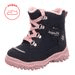 DÍVČÍ ZIMNÍ BOTY HUSKY1 BLUE/PINK GORE-TEX, SUPERFIT,1-006046-8010 - DĚTSKÉ ZIMNÍ BOTY