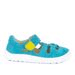 DÍVČÍ BAREFOOT SANDÁLY ELASTIC TURQUOISE FRODDO G3150262-15 TYRKYSOVÁ - DĚTSKÉ SANDÁLY