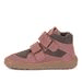 DÍVČÍ BAREFOOT BOTY TEX AUTUMN  GRAY/PINK FRODDO G3110254-6 - ŠEDÁ - DĚTSKÉ CELOROČNÍ BOTY