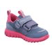 DÍVČÍ CELOROČNÍ BOTY SPORT7 MINI, SUPERFIT, 1-006203-8020, SVĚTLE MODRÁ - DĚTSKÉ TENISKY