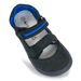 CHLAPECKÉ SANDÁLY BAREFOOT PADY DENIM, PROTETIKA, TMAVĚ MODRÁ - DĚTSKÉ SANDÁLY
