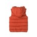 VESTĂ PENTRU BĂIEȚI CU GLUGĂ PUFFA, MINOTI, 7BGILET 11, PORTOCALIU - VESTE PENTRU COPII