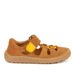 CHLAPČENSKÉ BAREFOOT SANDÁLE ELASTIC BROWN FRODDO G3150262-3 BROWN - LETNÉ TOPÁNKY