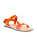 DIEVČENSKÉ BAREFOOT SANDÁLE FLEXY STRAPS ORANGE FRODDO G3150284-5 ORANGE - LETNÉ TOPÁNKY