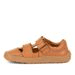 DĚTSKÉ BAREFOOT SANDÁLY SANDAL COGNAC FRODDO G3150266-2 HNĚDÁ - DĚTSKÉ SANDÁLY