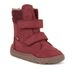 DÍVČÍ ZIMNÍ BAREFOOT BOTY ZERU TEX WINTER BORDAUX, FRODDO, G3160240-5, ČERVENÁ - DĚTSKÉ ZIMNÍ BOTY