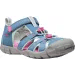 DÍVČÍ SANDÁLY SEACAMP II CNX CORONET  BLUE/HOT PINK, KEEN, 1028841/1028850 - DĚTSKÉ SANDÁLY