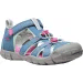 DÍVČÍ SANDÁLY SEACAMP II CNX CORONET  BLUE/HOT PINK, KEEN, 1028841/1028850 - LETNÍ BOTY