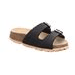 CHLAPČENSKÉ KORKOVÉ PAPUČE FOOTBED, SUPERFIT, 0-800111-0000, ČIERNA - PREZUVKY