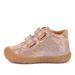 DÍVČÍ KOTNÍKOVÁ OBUV OLLIE S PINK SHINE, FRODDO, G2130328-10, STŘÍBRNÁ - DĚTSKÉ CELOROČNÍ BOTY