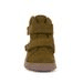 CHLAPECKÉ ZIMNÍ BAREFOOT BOTY ZERU TEX FURRY OLIVE, FRODDO, G2110149-4, ZELENÁ - DĚTSKÉ ZIMNÍ BOTY