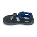 CHLAPECKÉ SANDÁLY BAREFOOT PADY DENIM, PROTETIKA, TMAVĚ MODRÁ - DĚTSKÉ SANDÁLY