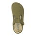 PAPUČE CHLAPECKÉ BAREFOOT  KIRBY KHAKI, PROTETIKA, ZELENÁ - DĚTSKÉ PŘEZŮVKY
