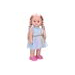 ELIŠKA WALKING DOLL 41 CM, ROCHIE ALBASTRĂ, BUN VENIT, W009318 - PĂPUȘI ȘI BARBIE