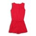 OVERAL DIEVČENSKÝ BAVLNENÝ, MINOTI, KG PLAYSUIT 16, ČERVENÁ - OVERALY (KOMBINÉZY)