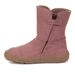 DÍVČÍ ZIMNÍ BAREFOOT BOTY TEX SUEDE  DARK PINK, FRODDO, G3160238, RŮŽOVÁ - DĚTSKÉ ZIMNÍ BOTY