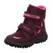 DIEVČENSKÉ ZIMNÉ TOPÁNKY HUSKY GTX, SUPERFIT, 1-809080-5000, BORDOVÁ - ZIMNÉ TOPÁNKY