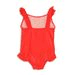 COSTUM DE BAIE DINTR-O BUCATĂ, PENTRU FETIȚE, MINOTI, TG SWIM 9, ROZ - COSTUME DE BAIE PENTRU BEBELUSI