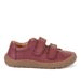 DÍVČÍ BAREFOOT TENISKY BASE BORDEAUX FRODDO G3130256-3 - ČERVENÁ - DĚTSKÉ TENISKY