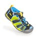 DĚTSKÉ SANDÁLY SEACAMP II CNX, BLACK/BRILLIANT BLUE, KEEN, 1022984/1022969, ČERNÁ - LETNÍ BOTY